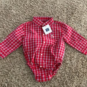 Brand new Janie and Jack boys button up